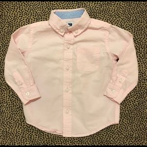 Janie + Jack Pink Button Down Shirt